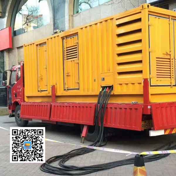 临沭静音发电机出租